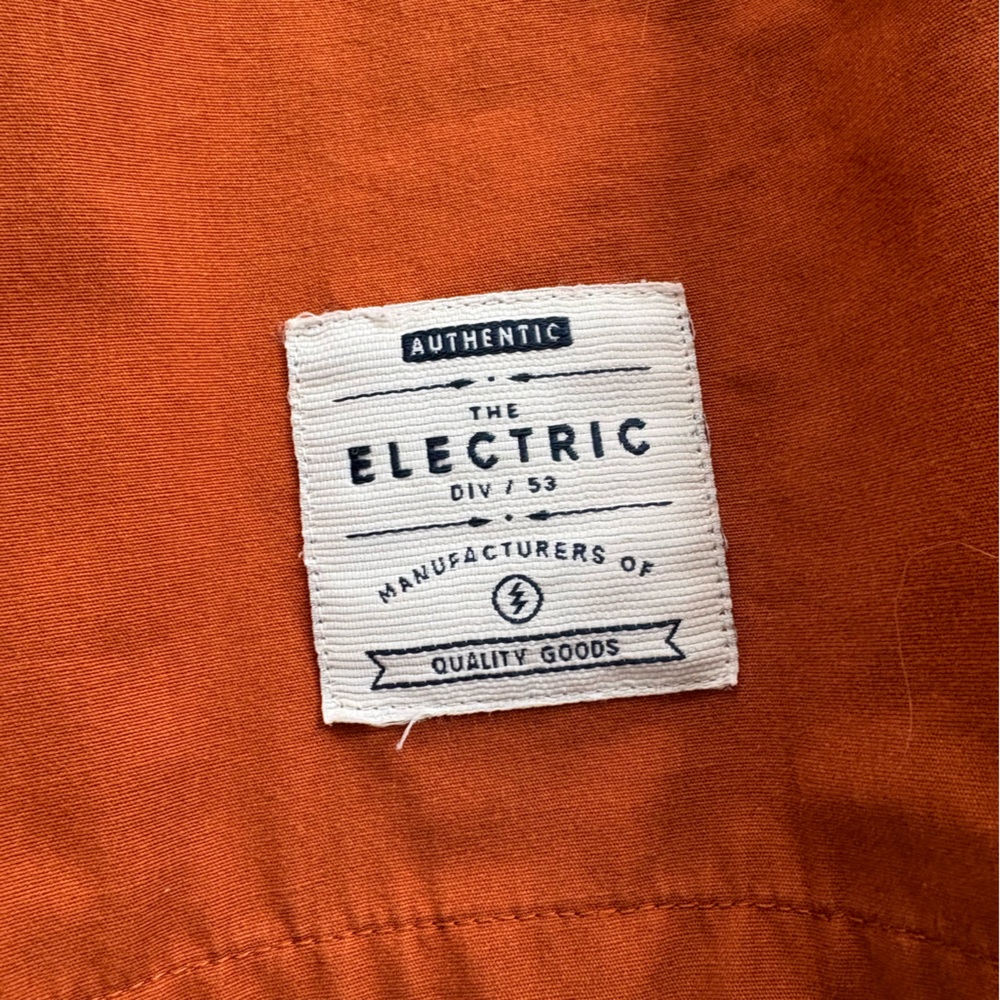 Orange Hooded Anorak Pullover Jacket - Picture 8 of 12